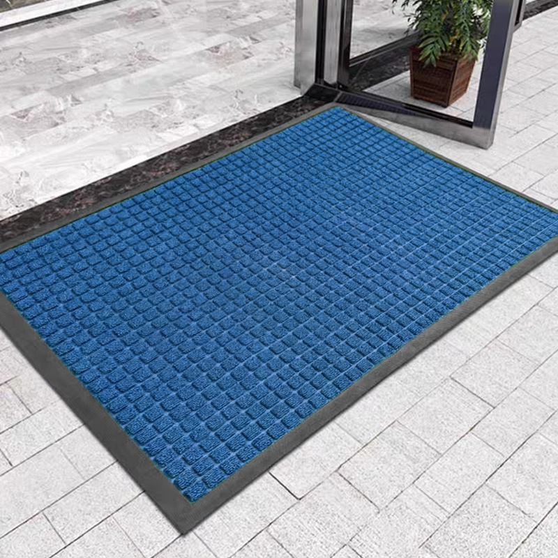 Small checkered pattern - blue