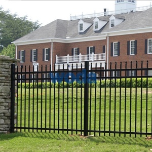Wholesale Modular <strong>6</strong> Foot Tall <strong>8</strong> Foot Wide Aluminum <strong>Fence</strong> with Spearhead Top and Gates Galvanized Frame Tubular Design
