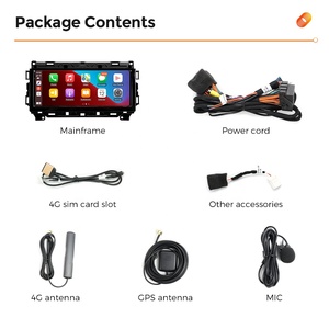 NaviFly araba radyo Android ekran Dvd OYNATICI oto elektronik 4G LTE DSP araç-play için Jaguar XE XEL F-PACE DVR FM AM RDS USB RCA - Product Image 4