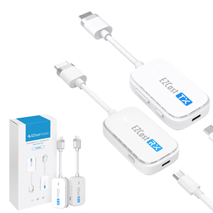 Justlink 1080p Sans Fil <span class=keywords><strong>HDMI</strong></span> Extender 5GHz 50M Ezcast Émetteur Récepteur TV Ordinateur Portable PC Mobile Téléphone AirPlay 1080p Vidéo Audio - Product Image 1