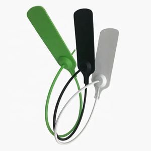 Alta calidad personalizado desechable antirrobo numerado Tamper Hangtag String Lock Cable etiquetas con logotipo de impresión - Product Image 3