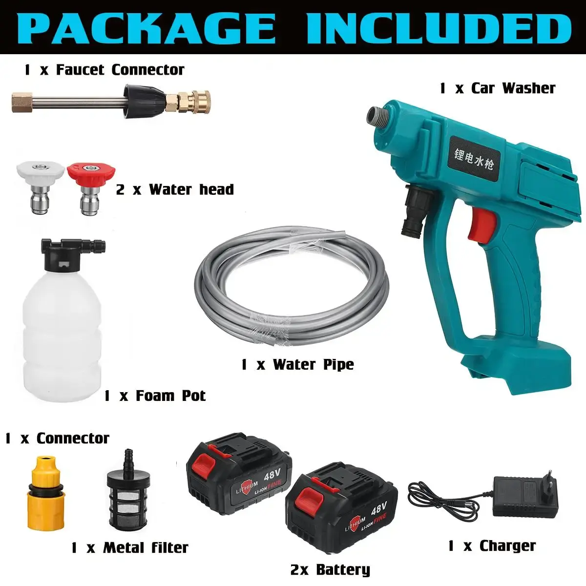 48V avec 2 batteries