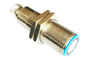 Sensor ultrasónico de detección frontal OEM M18 rango 300 MM corriente 4-20mA + Salida de interruptor NPN