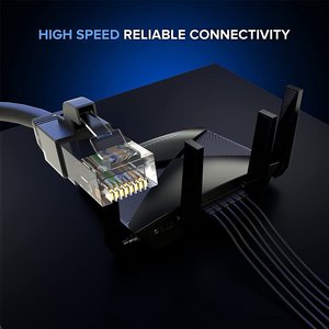 Cat6 RJ45 konnektörleri ile Cat6 UTP Ethernet kablosu ağ ekipmanları için PVC ceket LAN yama kablosu Cat6 Rj45 ile iletişim kabloları - Product Image 6