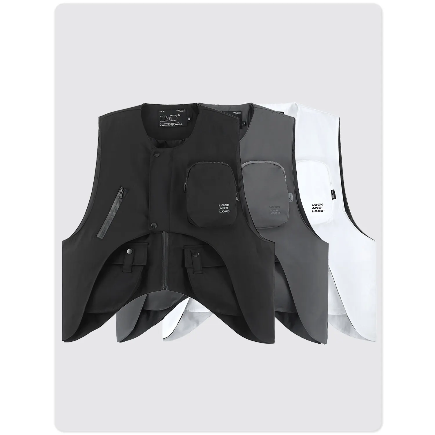 Outdoor functional workwear mountain vest multi Waterproof nylon fishing vest with pockets