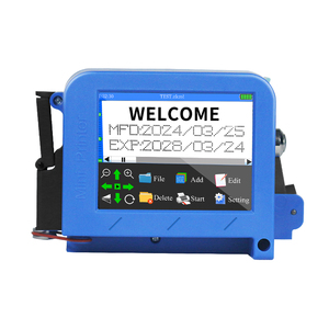Máquina de codificación de inyección de tinta de bolsillo de cartucho de tinta de secado rápido solvente para fecha Logo serie de lote número código de barras - Product Image 1