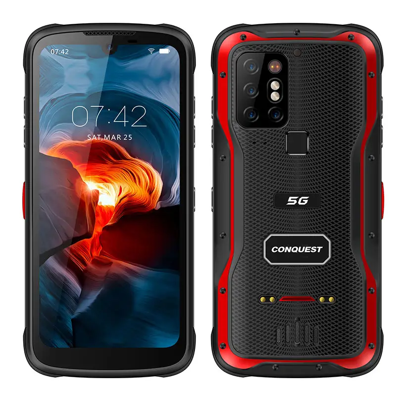 Conquest smartphone s20 fm, headset, android 11, 8 gb + 128 gb, 256 gb, nfc, ip68, infravermelho, visão noturna, 5g