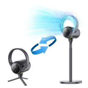 Personal isierte 38 Zoll 9 Geschwindigkeiten Gleichstrom motor Silent Fernbedienung 2 In 1 Hoch Blade less Desk Fan Tower Fan mit LED-Licht - Product Image 1