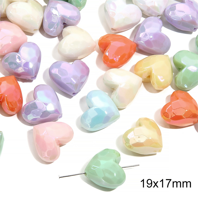 06 perles d'amour 19*17mm 10 pièces/sac