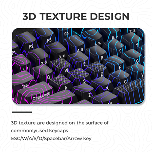 Xvx Đen địa hình tỏa sáng thông qua OEM PBT + PC Tiếng Anh chơi game Bàn Phím Cơ khí Keycap Set | 118/84/61 phím - Product Image 5