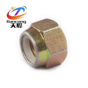 Hebei fornitura di fabbrica DIN 985 sottile esagono dadi in acciaio filo metrico con trattamento superficiale di zinco e inserto Non metallico - Product Image 2