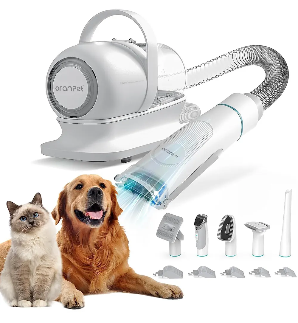 2024 High quality Multi-function Pet Hair Cleaner Vacuum Hair Shaver Brush Pet Cleaner Grooming Kit for Dogs and Cats