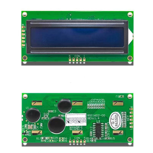 STN 602 Blaue Zeichen LCD UART-Schnitts telle 5V 16x2 LCD Serial Display-Modul für Arduino