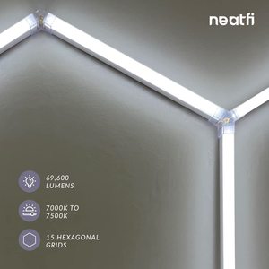 Factory Sell Musik synchron isation RGB LED Sechseck Werkstatt Bühne Retro Touch Licht Saa Anhänger WiFi für Detail lierung Licht - Product Image 5