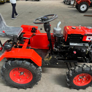 טרקטור 2wd מיני טרקטור 4 גלגל הליכה טרקטור עבור עבודת חקלאות פשוטה כל הליכה-מאחורי הטרקטור ניתן להשתמש - Product Image 5