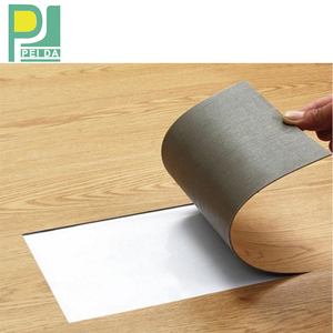 3Mm Modern tasarım PVC LVT vinil döşeme kauçuk arka v-oluk ahşap etkisi ile otel uygulamaları için tutkal aşağı SPC döşeme - Product Image 1