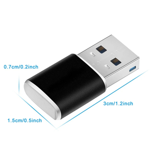 铝制迷你USB 3.0存储卡读卡器适配器，适用于微型sd卡/tf卡读卡器适配器电脑笔记本电脑 - Product Image 2
