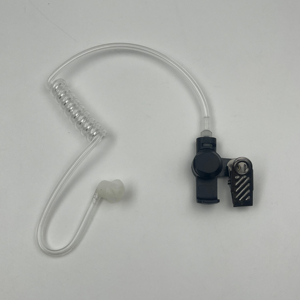 双方向ラジオアクセサリー交換キット透明アコースティックチューブスピーカー付き双方向ラジオクリアチューブヘッドセット - Product Image 1