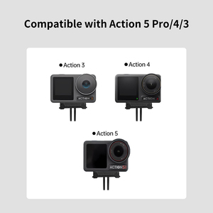 อัปเกรดขาจับแม่เหล็กแบบ2-in-1 & ฐานเสียบฐานตั้งกล้องให้ความเย็นสำหรับ DJI Action 5 Pro/OSMO 3/4-QUICK RELEASE พร้อมฐานขาตั้งกล้อง - Product Image 4