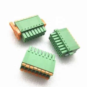 Bloque de terminales enchufable de mayor calidad 15EDGKNH-3.5 conector de bloque de terminales de resorte de PCB de doble capa DFMC 1,5 PHOENIX DEGSON - Product Image 1