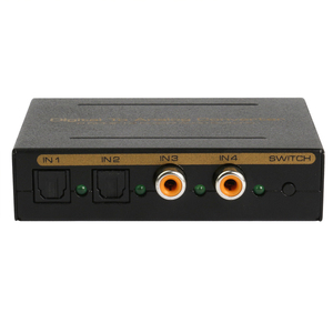4 Port Video <strong>Digital</strong> to Analog Converter SPDIF <strong>Coaxial</strong> Audio Switch to L/R 3.5mm Audio Output DAC LCPM DTS5.1 for Soundbar TV - Product Image 5