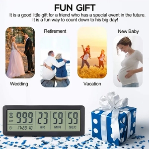 Best Big Digital Countdown Days Timer Clock - 999 Days Count Down Clock Timer per la cucina del laboratorio di laurea - Product Image 5