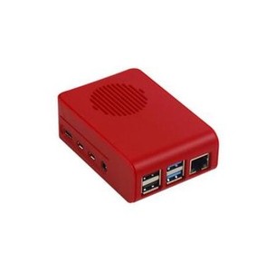 Neues Raspberry Pi 4 ABS-Gehäuse mit rot-weißem Gehäuse aus Lüfter kunststoff für Raspberry Pi 4 Modell B. - Product Image 4