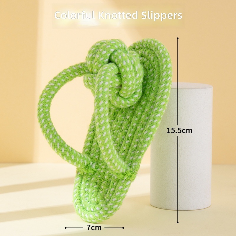 Chewing cotton slippers Green