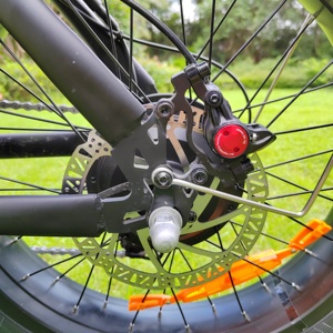 OUXI V8 Pro 1000w 48v hızlı hız tam süspansiyon MTB Ebike elektrikli kalın tekerlek bisiklet - Product Image 6