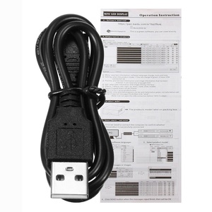 Insignia de nombre LED BT completamente nueva, tablero de mensajes de desplazamiento programable DIY, pantalla LED Mini, pantalla de patrón de dígitos de texto HD - Product Image 6