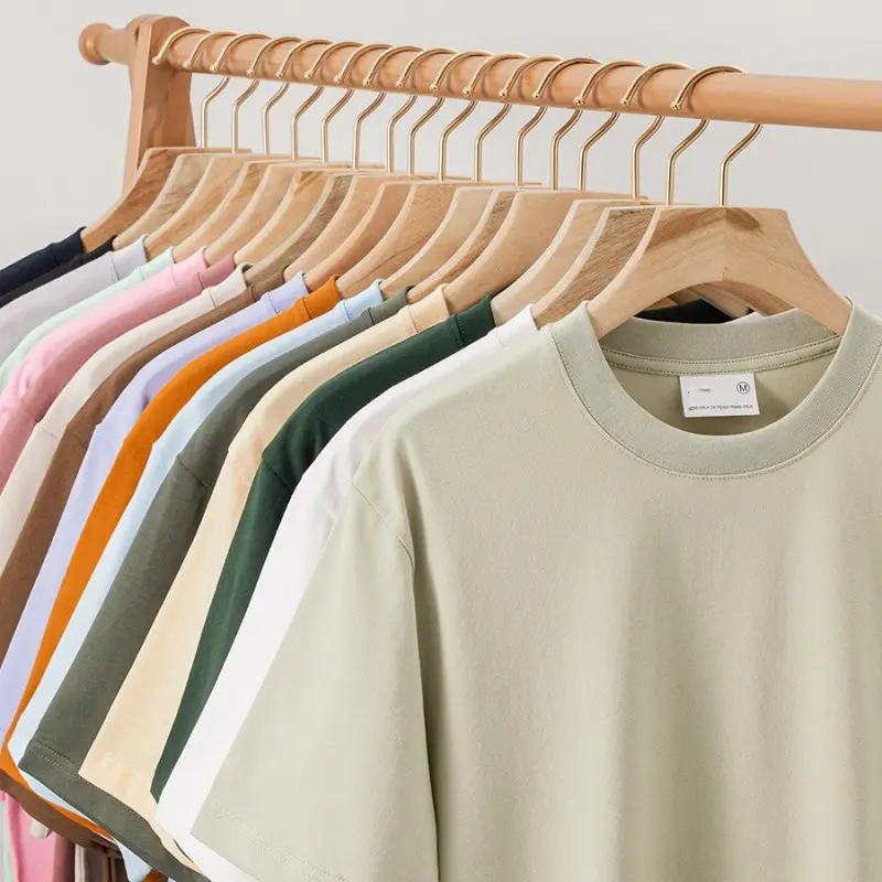 יצרני יוניסקס חולצת טי רגיל ריק לוגו מותאם אישית 100% כותנה חולצה קיץ בגדי הדפסת רקמת עיצוב חולצות ה-t