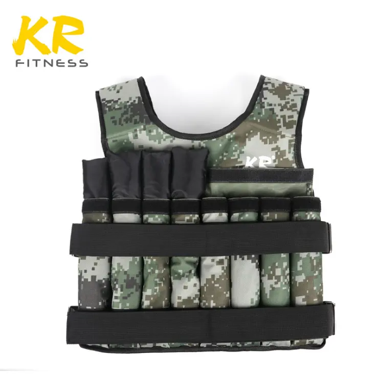 Dingzhou caron colete camuflado de 10kg, pesado, fitness, perda de peso