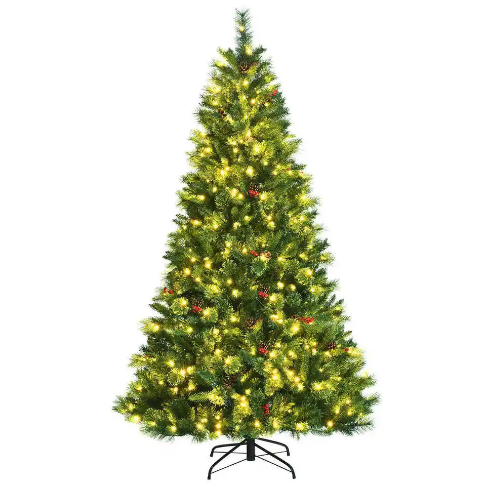 थोक कृत्रिम क्रिसमस पेड़ आभूषण फाइबर ऑप्टिक रंगीन रोशन क्रिसमस पेड़ एलईडी आरजीबी प्रकाश बिक्री पर क्रिसमस पेड़