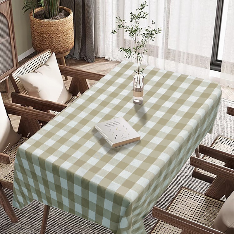 Plaid blanc de riz jacquard