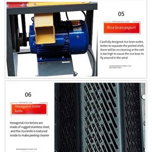3.3Kw迷你高效碾碎一体机，用于家用玉米小麦脱皮稻壳机 - Product Image 5