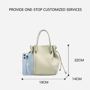 Fábrica Atacado Design Personalizado Tamanho Alta Qualidade Bolsa De Textura De Couro Genuíno para As Mulheres