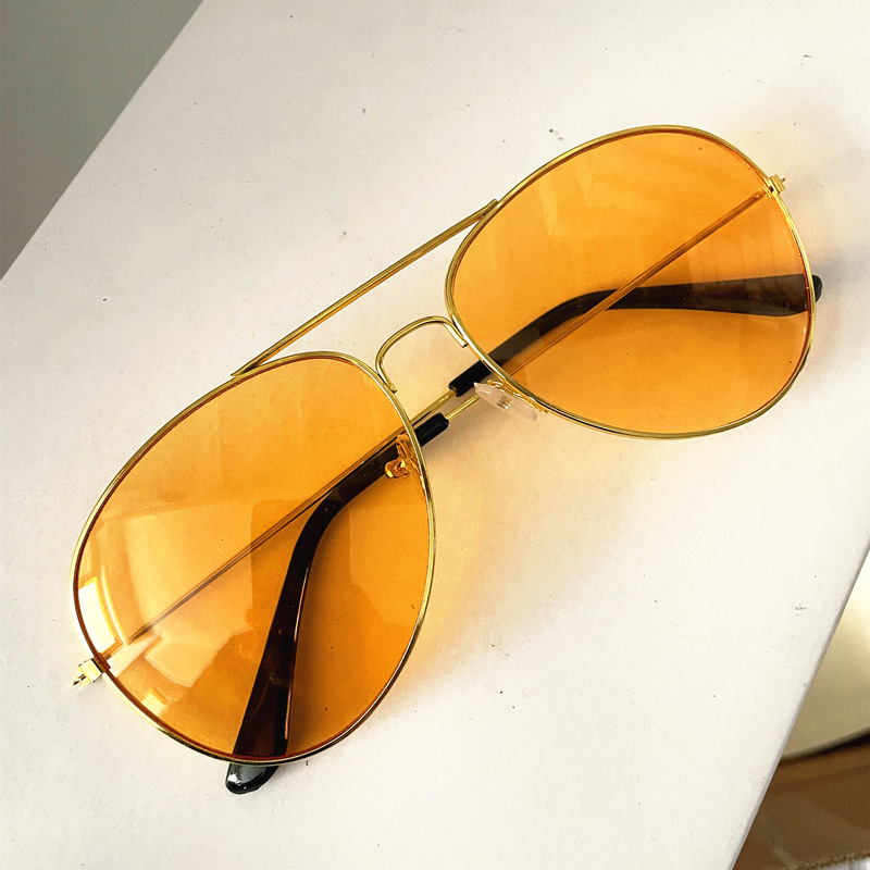 Gold frame orange