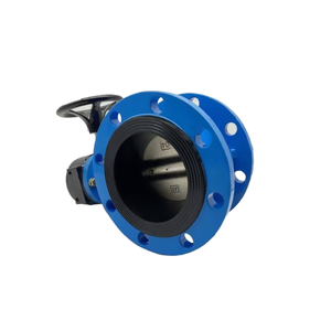 DN1000 DN2200 DN3000フランジ型バタフライバルブ付きワームギア - Product Image 2