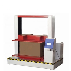 De compresión caja probador con apilable fija y función de carga cartón fuerza de compresión máquina de prueba por ISO12048 TAPPI T80