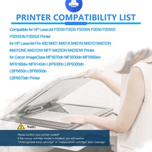 Chinamate fabrika CF280A 80A Toner <span class=keywords><strong>HP</strong></span> için kartuş 80X toner kartuşu CF280X CE505X CRG319II CRG120 uyumlu Toner kartuşu