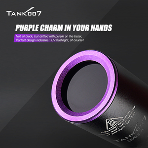Pour Tank007 UV03 EDC <span class=keywords><strong>Mini</strong></span> lampe de poche UV 365nm torche de détection de teigne pour animaux de compagnie en alliage d'aluminium lumière Uv de poche pour une trace minuscule - Product Image 4