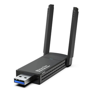 <strong>Wireless</strong> <strong>Network</strong> Card Gigabit Dual-band Driver-free <strong>Computer</strong> USB Wifi Receiver 1300Mbps <strong>Wireless</strong> <strong>Network</strong> Card 5G - Product Image 1