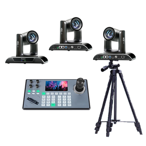4K NDI PTZ система автоматического отслеживания видео конференц-камеры с 20-кратным увеличением с джойстиком и контроллером для прямой трансляции и онлайн-встреч - Product Image 1