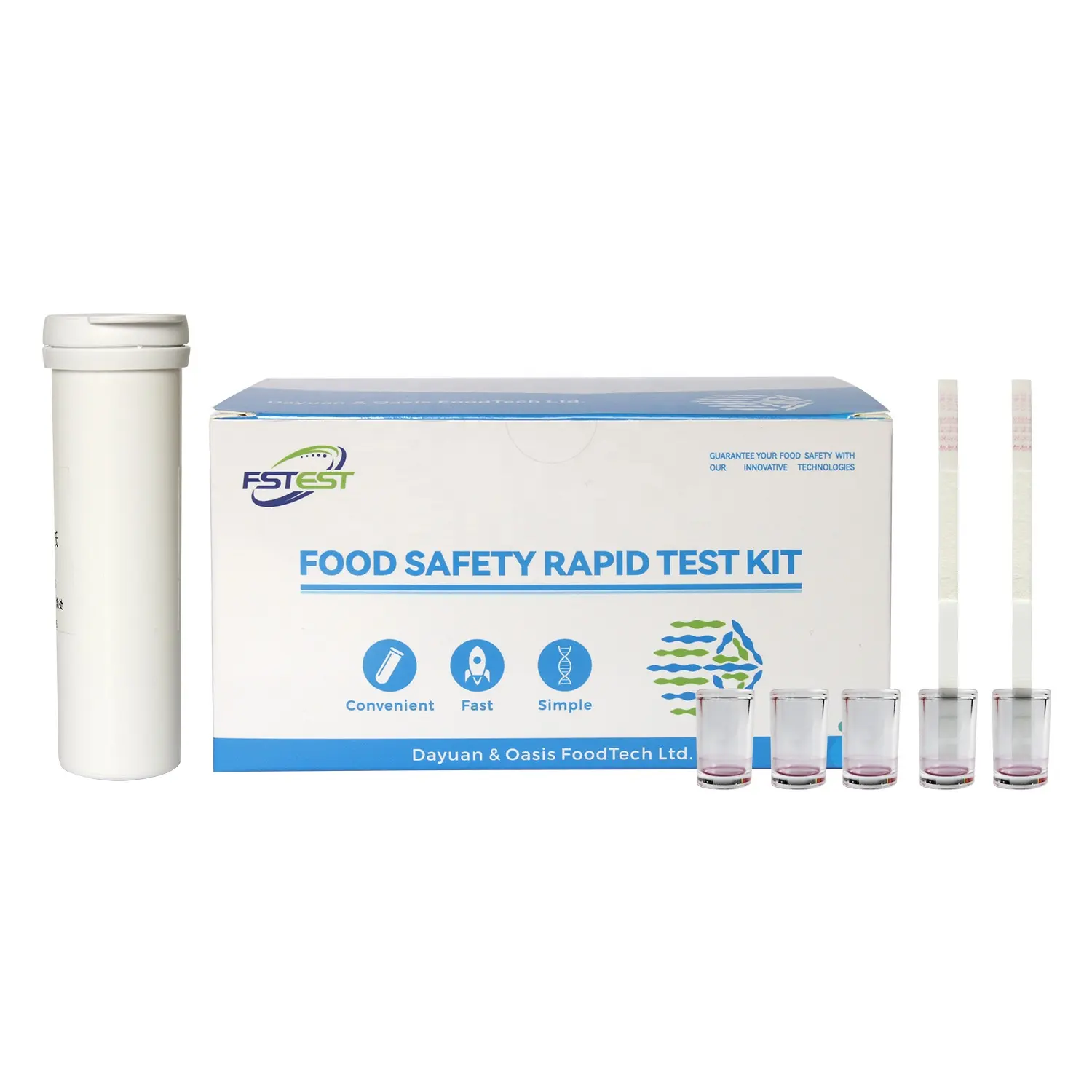 FSTest – Kit de bandelettes de Test rapide à base de cefalexine pour les résidus de lait antibiques