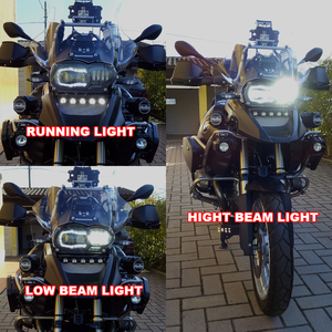 BMW R1200GS R 1200 GS ADV 2006 -2013 LEDヘッドライト用ハイビームDRL 6000k色温度新状態フィットオイルクーラー - Product Image 2