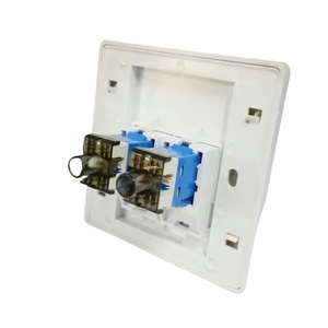 FTTH SCN <strong>Telecom</strong> <strong>network</strong> <strong>device</strong> Fiber Optic 1 2 4 port 86x86 RJ45 RJ11 faceplate Fiber Optic Wall Face plate