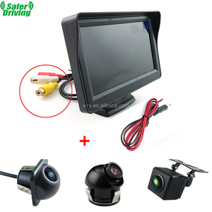 Navegación delantera y trasera Cámara de grabación dual de 4,3 pulgadas 2 Din auto audio carplay interfaz Monitor Bus 2 Monitor de entrada de vídeo - Product Image 2