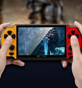 X7 Plus Dual Joystick Handheld <strong>Game</strong> Player <strong>5.1</strong>-Inch HD Large Screen Low Spec Version PSP <strong>Game</strong> Console Palm Console