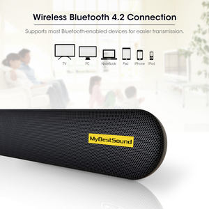 SG08 Waterproof Boat Subwoofer Soundbar Speaker for Home Theatre <strong>System</strong> and <strong>Computer</strong> Multi-Use Sound Bars - Product Image 4