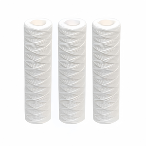 <strong>PP</strong> <strong>Filter</strong> 25 Micron 10 Inch Water Sediment <strong>Filter</strong> Cartridge <strong>String</strong> Wound Sediment <strong>Filter</strong> for Water Replacement Cartridge - Product Image 1